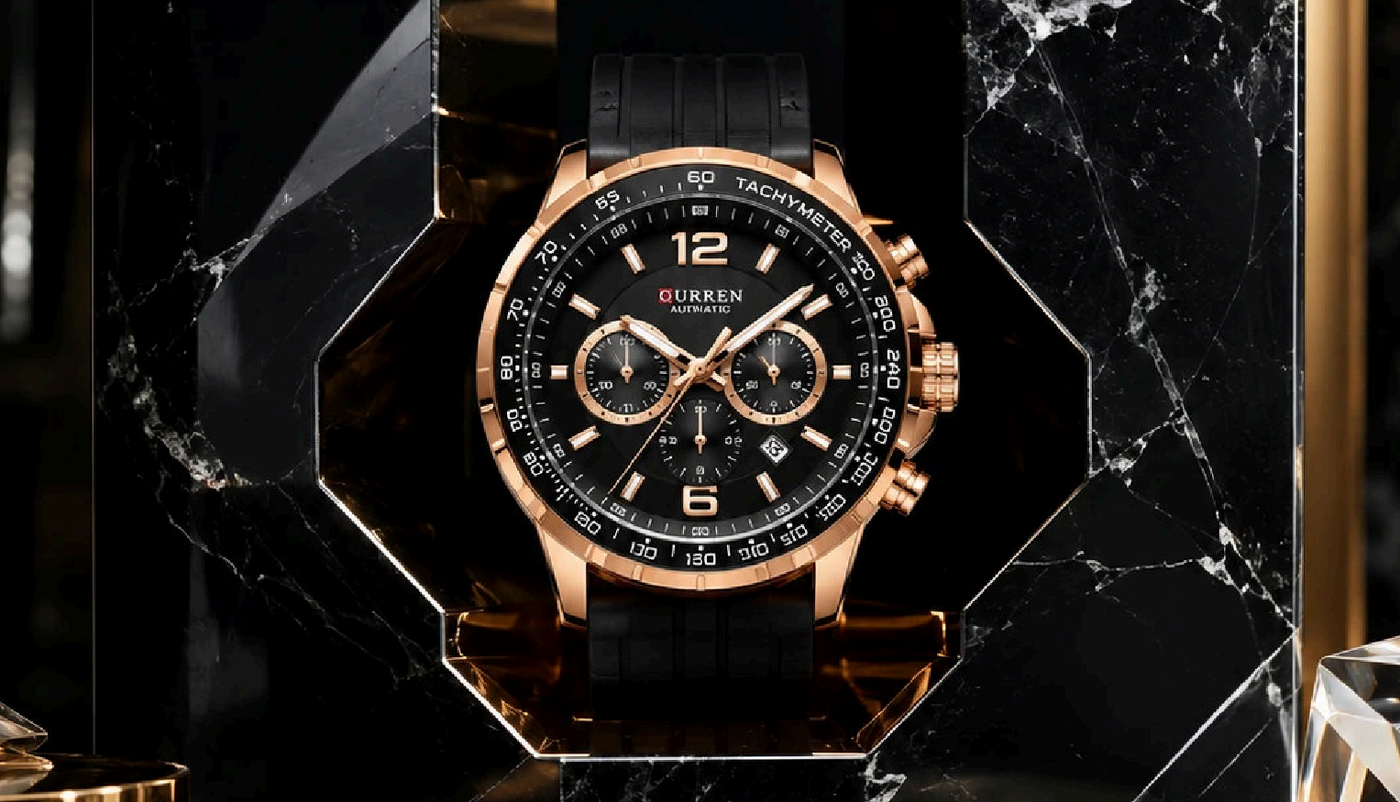 Luxury Gold & Obsidian Showcase